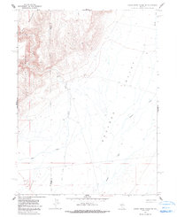 Sheep Creek Range SE 1965 topographic map thumbnail