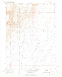 Sheep Creek Range SE 1965 topographic map thumbnail
