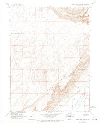 Sheep Creek Range SW 1965 topographic map thumbnail