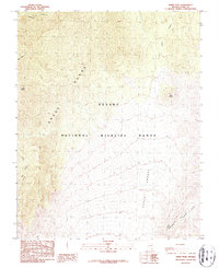 Sheep Peak 1987 topographic map thumbnail