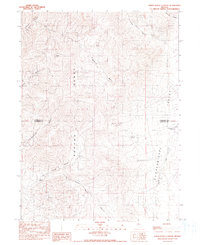 Sheep Ranch Canyon 1990 topographic map thumbnail