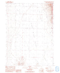 Sheep Ranch Springs 1991 topographic map preview