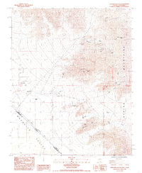 Shenandoah Peak 1985 topographic map thumbnail