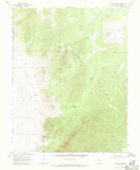 Shingle Pass 1969 topographic map thumbnail