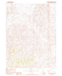 Shoshone Meadows 1990 topographic map preview