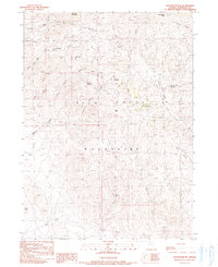 Shyster Butte 1990 topographic map preview