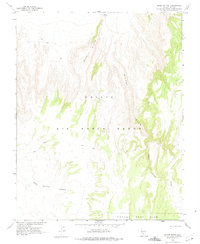 Silent Butte 1962 topographic map thumbnail