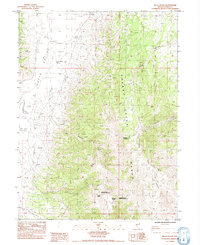 Silo Canyon 1984 topographic map thumbnail