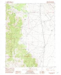 Silver Canyon 1982 topographic map thumbnail