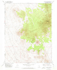 Silver King Mtn 1971 topographic map thumbnail
