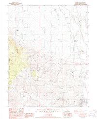 Silver Peak 1987 topographic map thumbnail
