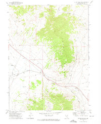 Silver Zone Pass 1971 topographic map thumbnail