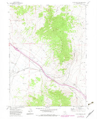 Silver Zone Pass 1971 topographic map thumbnail