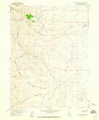 Singletree Creek 1958 topographic map thumbnail