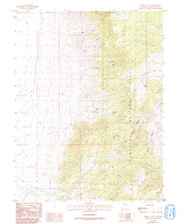 Sixmile Canyon 1986 topographic map thumbnail
