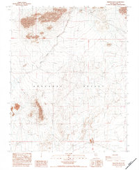Skeleton Hills 1984 topographic map thumbnail