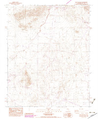 Skeleton Hills 1984 topographic map thumbnail