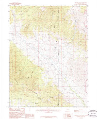 Skinner Canyon 1986 topographic map thumbnail