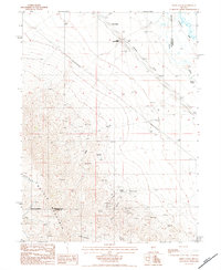 Snow Gulch 1984 topographic map thumbnail