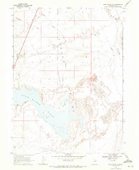 Snow Water Lake 1968 topographic map thumbnail