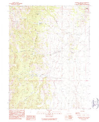 Snowball Ranch 1990 topographic map thumbnail