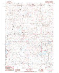 Soda Lake East 1985 topographic map thumbnail