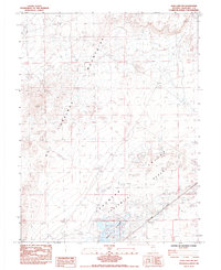 Soda Lake NW 1985 topographic map thumbnail