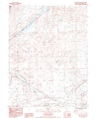 Soda Lake West 1985 topographic map thumbnail