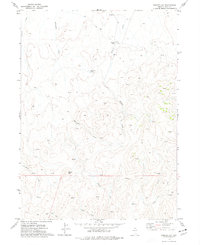 Soldier Cap 1974 topographic map thumbnail