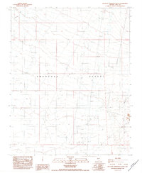 South of Amargosa Valley 1984 topographic map thumbnail