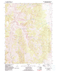 South Schell Peak 1981 topographic map thumbnail