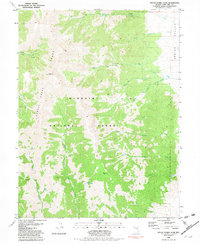 South Schell Peak 1981 topographic map thumbnail
