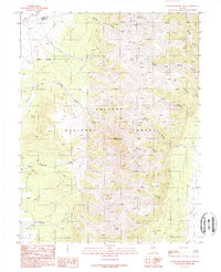 South Shoshone Peak 1988 topographic map thumbnail