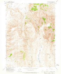 Spanish Flat 1964 topographic map thumbnail