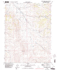 Spanish Springs Peak 1980 topographic map preview