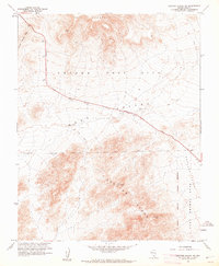 Specter Range NW 1961 topographic map thumbnail