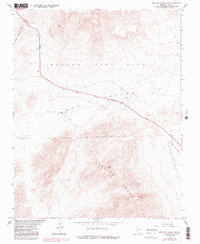 Specter Range NW 1961 topographic map thumbnail