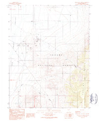 Spencer Hot Springs 1989 topographic map thumbnail