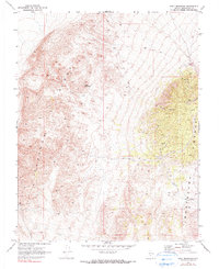 Split Mountain 1970 topographic map thumbnail