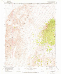 Split Mountain 1970 topographic map thumbnail
