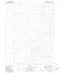 Spring Creek Flat NW 1981 topographic map thumbnail
