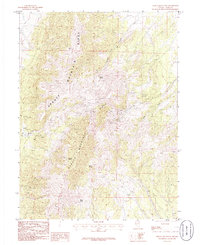 Spruce Mountain 1986 topographic map thumbnail