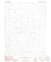 Spruce Mountain NW 1986 topographic map thumbnail