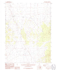 Spruce Well 1986 topographic map thumbnail