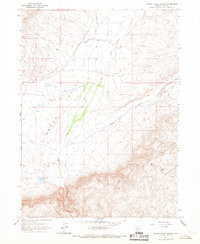 Squaw Valley Ranch 1965 topographic map thumbnail