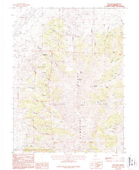 Star Peak 1987 topographic map thumbnail