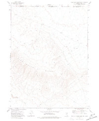 Star Valley Ridge East 1973 topographic map thumbnail