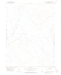 Star Valley Ridge SW 1973 topographic map thumbnail