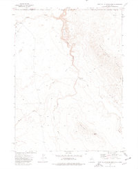 Star Valley Ridge West 1973 topographic map thumbnail