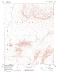 Striped Hills 1961 topographic map thumbnail
